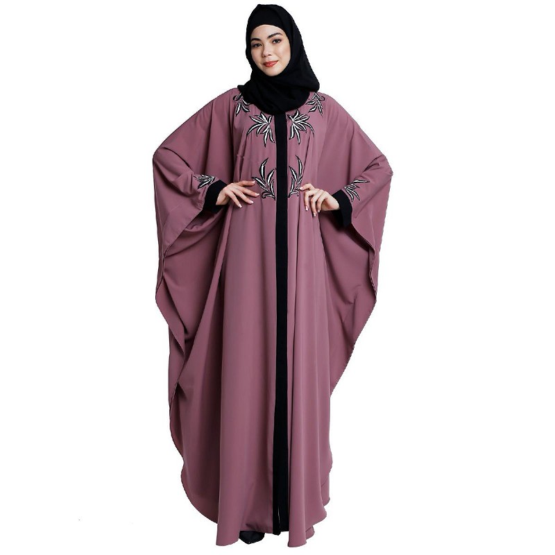 Kaftan abaya Buy embroidery front open kaftan abaya at www.shiddat
